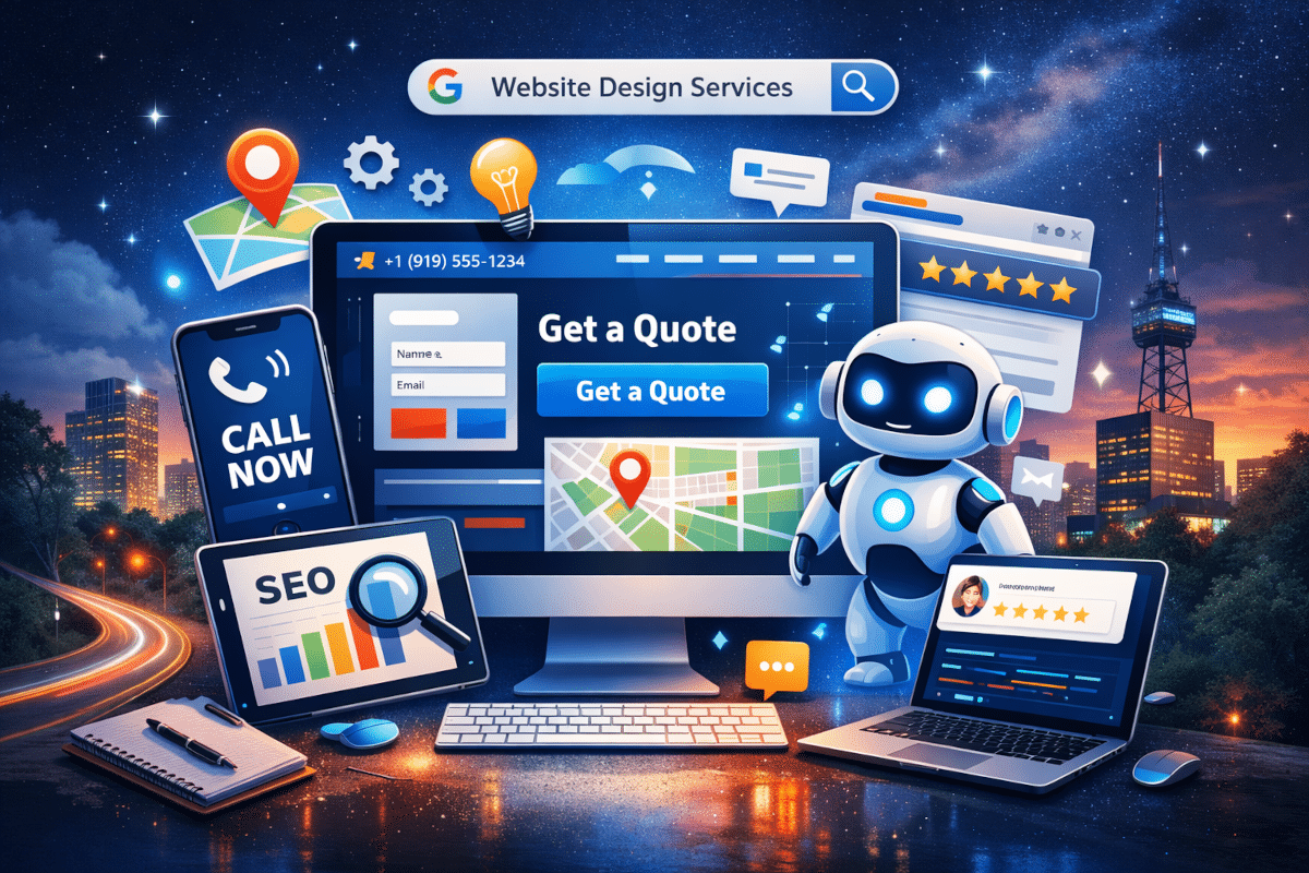 Website design services hero image