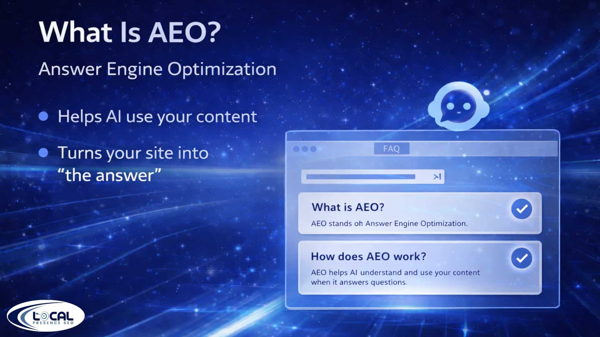 AEO services visual